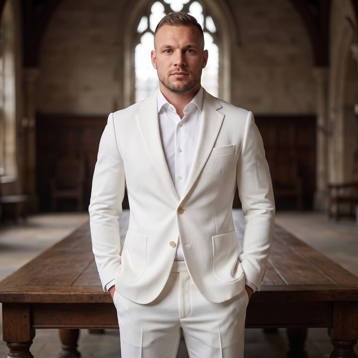 Koop Henk ter Horst slim fit mix & match herenkostuum tricot Ivoor voor slechts  € 199,90 bij Henk ter Horst herenmode