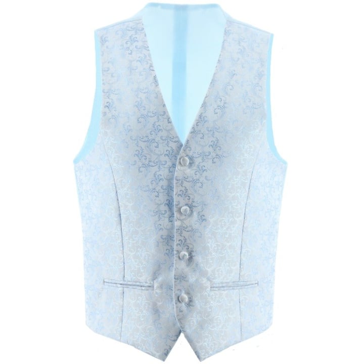 Koop Galagilet, stropdas en pochet jacquard geweven lichtblauw voor slechts  € 139,95 bij Henk ter Horst herenmode