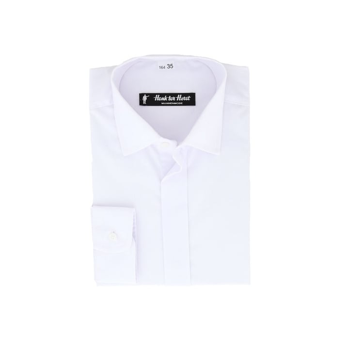Koop Henk ter Horst Kinder overhemd wit voor slechts  € 29,95 bij Henk ter Horst herenmode