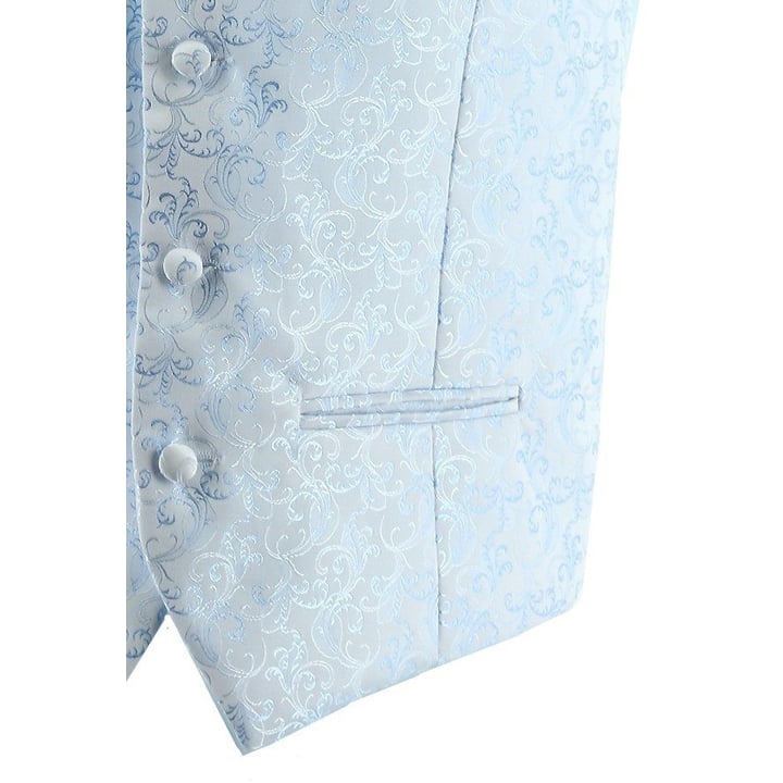 Koop Galagilet, stropdas en pochet jacquard geweven lichtblauw voor slechts  € 139,95 bij Henk ter Horst herenmode
