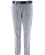 Koop Katoenen stretch corduroy broek lichtgrijs voor slechts  € 79,95 bij Henk ter Horst herenmode
