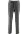 Koop Hippe wollen slim fit broek lichtgrijs gemêleerd voor slechts  € 89,95 bij Henk ter Horst herenmode