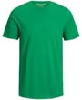 Koop Jack & Jones uni t-shirt ronde hals Groen voor slechts  € 12,99 bij Henk ter Horst herenmode