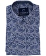 Koop GCM originals overhemd korte mouw jungle print Blauw voor slechts   bij Henk ter Horst herenmode