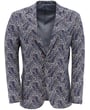Henk ter Horst Colbert paisley patroon Blauw