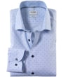 Koop Olymp Level Five body fit extra lange mouw overhemd Blauw voor slechts  € 79,95 bij Henk ter Horst herenmode