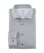 Koop Olymp Level Five 24/Seven slim fit gestreept overhemd olijfgroen voor slechts  € 79,95 bij Henk ter Horst herenmode