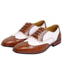 Henk ter Horst nette veterschoen met color-blocking Bruin