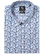 Kings Road korte mouw ruimvallend driehoekprint Blauw