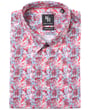 Kings Road korte mouw ruimvallend bloemen print overhemd Rood