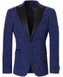Henk ter Horst Lurex smokingcolbert met paisleypatroon Blauw