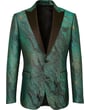 Colbert lurex turquoise marmer Henk ter Horst Turquoise