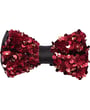 Henk ter Horst glitter pailletten vlinderstrik Rood