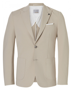 Koop Henk ter Horst slim-fit colbert Mix & Match onderdeel tricot Zand voor slechts € 189,95 bij Henk ter Horst herenmode