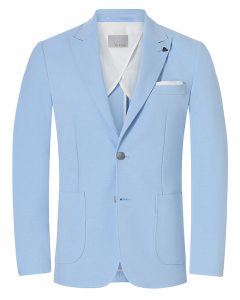 Koop Henk ter Horst slim-fit colbert tricot Lichtblauw voor slechts € 159,95 bij Henk ter Horst herenmode