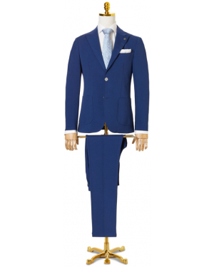 Koop Henk ter Horst superstretch slim fit flex pak Blauw voor slechts  € 359,95 bij Henk ter Horst herenmode