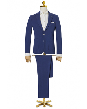 Koop Henk ter Horst slim fit mix & match herenkostuum tricot Inktblauw voor slechts  € 199,90 bij Henk ter Horst herenmode